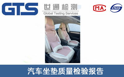 汽車坐墊質量檢驗報告